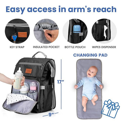 PILLANI Baby Diaper Bag Backpack - Image 3