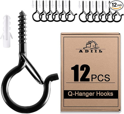 ADIIL 12 PCS Q Hanger Hooks by ADIIL