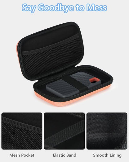 Light-Orange Small Carrying Case Universal Travel Case - Image 5