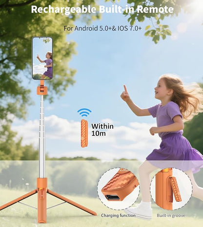 TONEOF 68" Magnetic Selfie Stick Tripod - Image 6