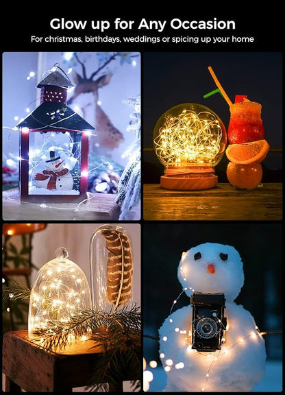 Brightown 12 Pack Led Fairy Lights Battery Operated String Lights Waterproof - Image 3