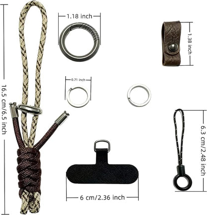 Titanium Alloy Keychain Clip & Leather Loop - Image 4