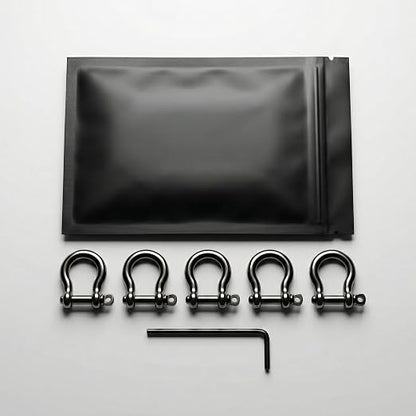 Gold 5/32" Bow Shackle, 5 Pack - Image 6