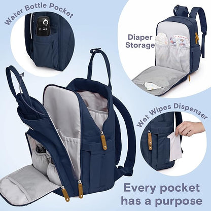 RUVALINO Diaper Bag Backpack-Multifunction Baby Travel Bag - Image 3