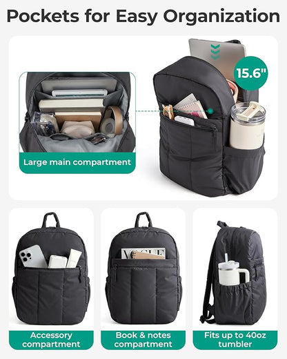 BAGSMART Backpack for Women, Travel Backpack - Image 3