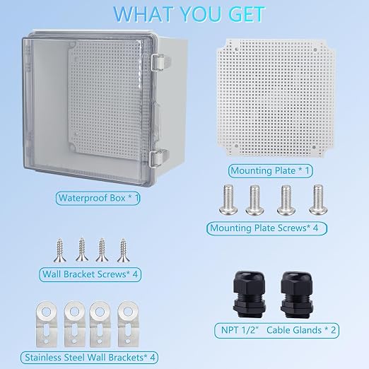 IP67 Waterproof Junction Box, ABS Plastic Electrical Enclosure - Image 5