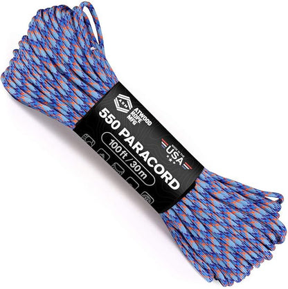 Atwood Rope MFG 550 Paracord 100 Feet 7-Strand Core Nylon Parachute Cord by AtwoodRopeMFG