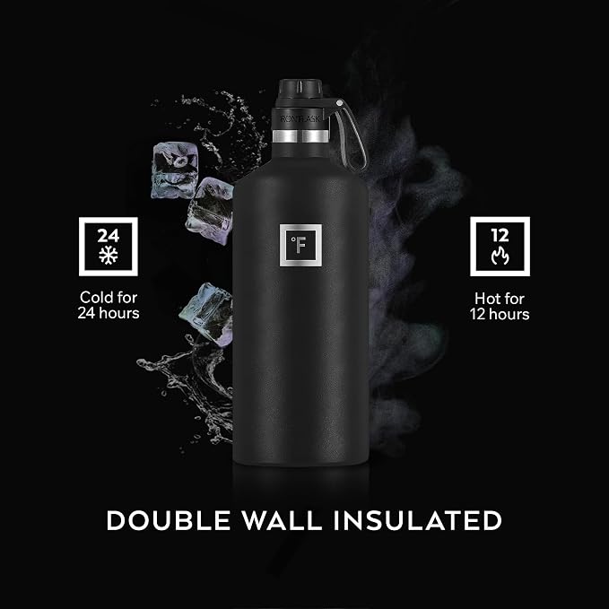 IRON °FLASK Camping & Hiking Hydration Flask - 64 oz Bubble Gum - Image 4