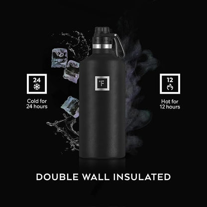 IRON °FLASK Camping & Hiking Hydration Flask - 64 oz Bubble Gum - Image 4