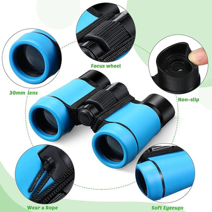 Yunsailing 9 Pack Kids Binoculars, Shockproof Compact Binoculars - Image 3