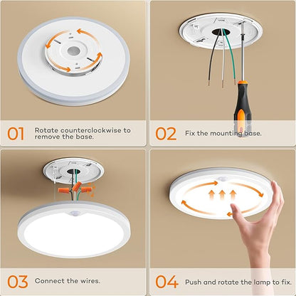 Annaror 2Pack Motion Ceiling Light - Image 8