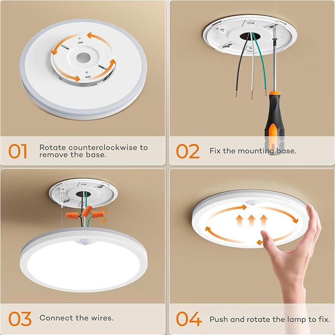 Annaror Motion Sensor Ceiling Light - Image 8