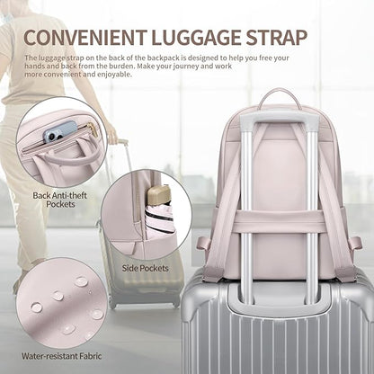 GOLF SUPAGS Laptop Backpack for Women Slim Computer Bag Work Travel College - Image 5