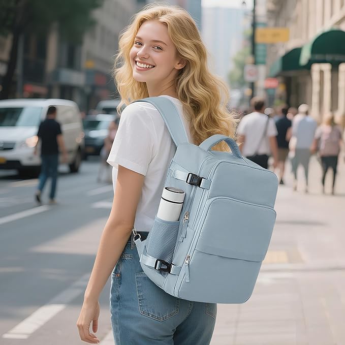 Sinaliy Travel laptop Backpack for Women, Personal Item Size Flight Approved - Image 2