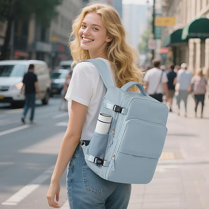 Sinaliy Travel laptop Backpack for Women, Personal Item Size Flight Approved - Image 2
