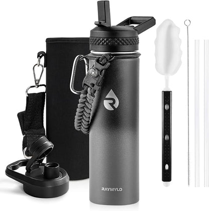 RAYMYLO Insulated Water Bottle 20 oz, Triple Wall Vacuum Stainless Steel by RAYMYLO