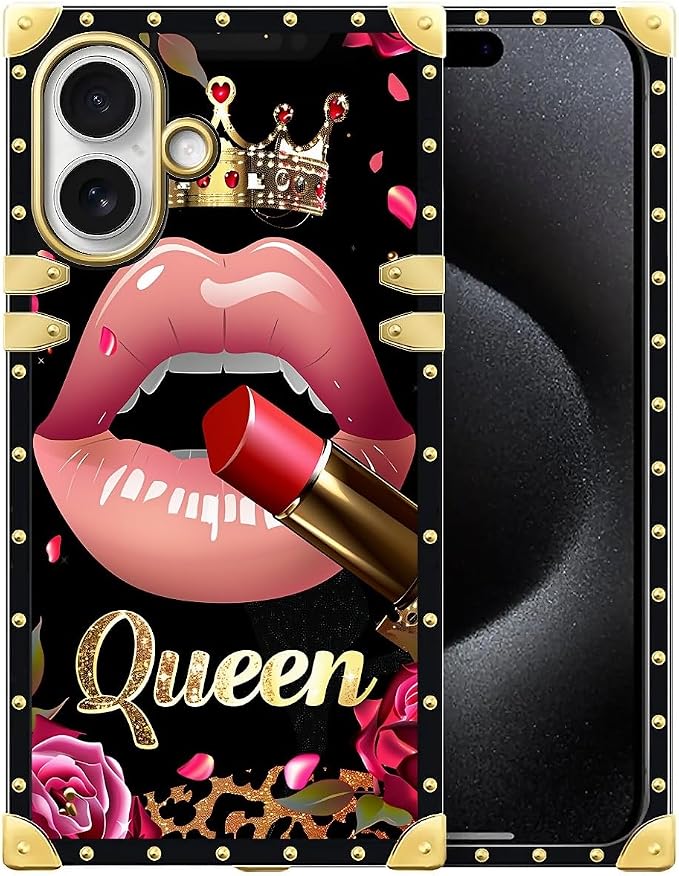 for iPhone 17 Case Luxury Golden Decoration by Unknown
