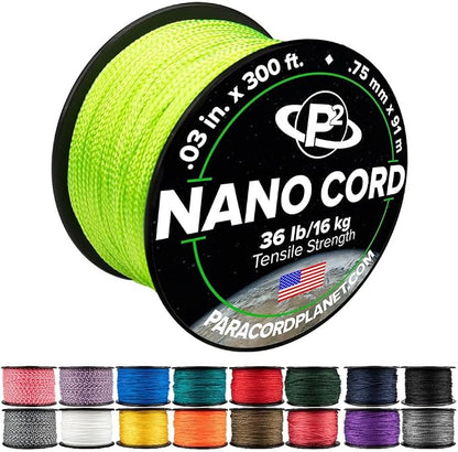 Paracord Planet Nano Cord –Lightweight Nylon Nano Paracord – Great by ParacordPlanet