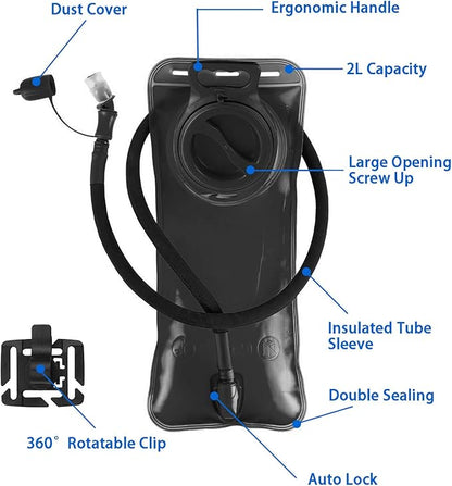 Hydration Bladder 1.5L-2L-3L, Leak Proof Water Reservoir - Image 2