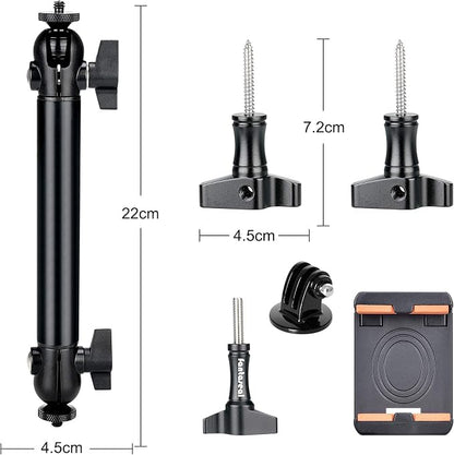 2-Ball-Head Adjustable Outdoor Phone Trail Action Camera Hunting Video - Image 8