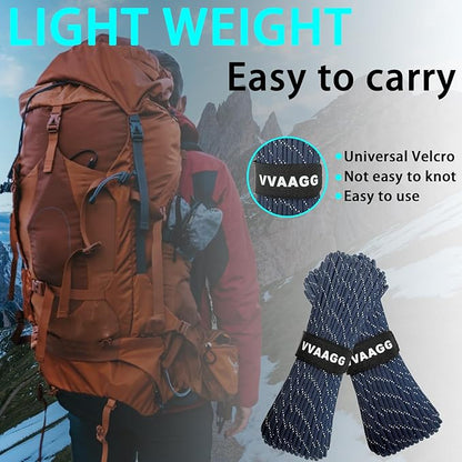 VVAAGG Reflective Paracord Rope 100FT, 7 Strand Nylon para Cord Lanyard Utility - Image 6