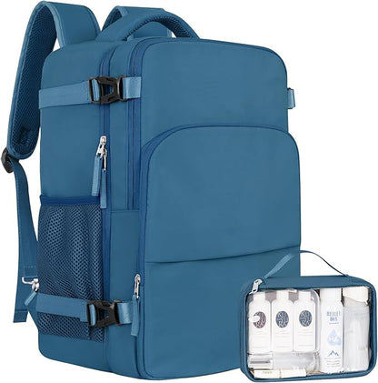 Sinaliy Travel laptop Backpack for Men Women, Personal Item Size Flight Approved by Sinaliy