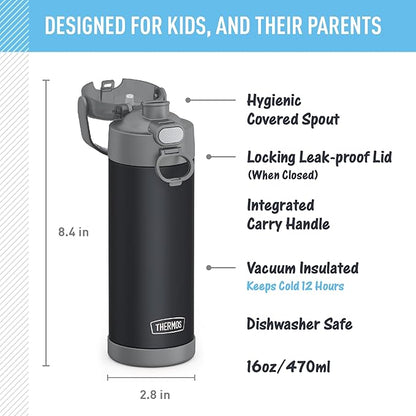 THERMOS FUNTAINER 16 Ounce Stainless Steel Vacuum Insulated Bottle - Image 3