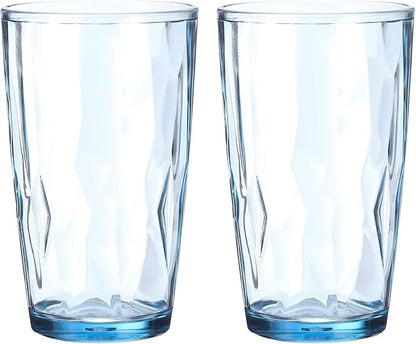 uxcell 17oz Acrylic Drinking Glasses, Sky Blue by uxcell