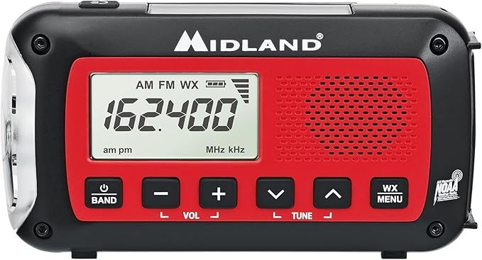 Midland® - ER10VP Weather Radio - AM/FM Radio - Compact and Easy to Carry - SOS by MidlandRadio