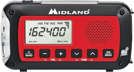 Midland® - ER10VP Weather Radio - AM/FM Radio - Compact and Easy to Carry - SOS by MidlandRadio