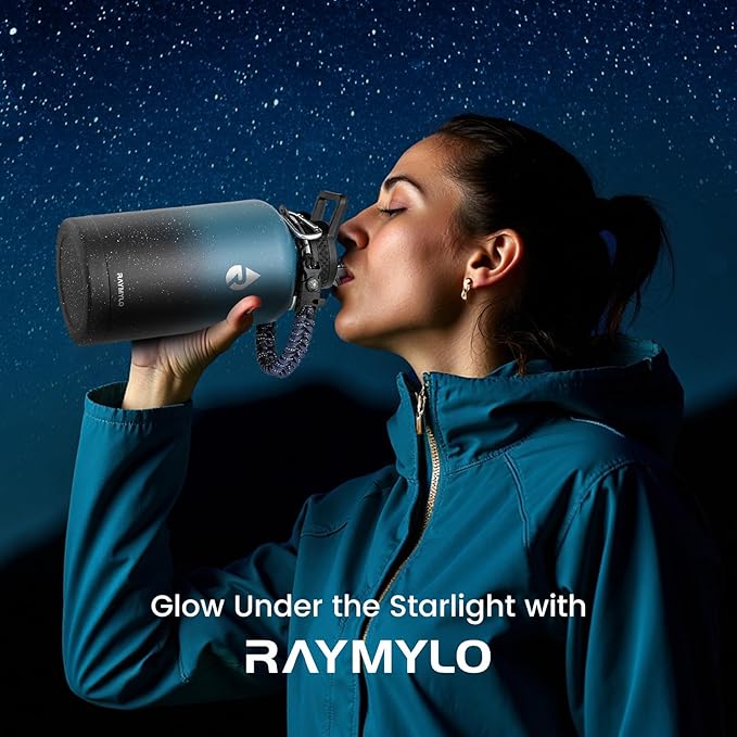 RAYMYLO 64oz Insulated Water Bottle, Triple Wall Vacuum Stainless Steel Water - Image 2