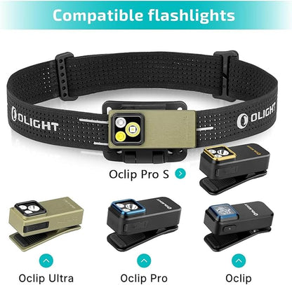 OLIGHT Oclip Series Headlamp Strap, Rotating Light Holder that Supports 160 - Image 2