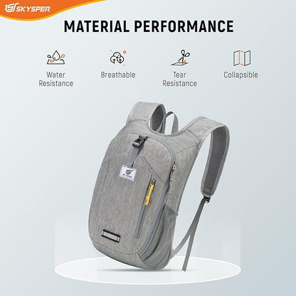 SKYSPER 10L Hiking Backpack Small Foldable Daypack Packable Lightweight Hiking - Image 5