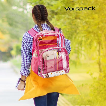 Vorspack Clear Backpack Heavy Duty PVC Transparent Backpack - Image 6