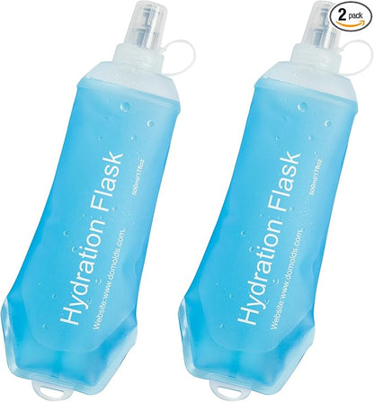 CLINTT 500ml Soft Flask, Foldable Running Water Bottle, TPU Folding Soft Water by CLINTT