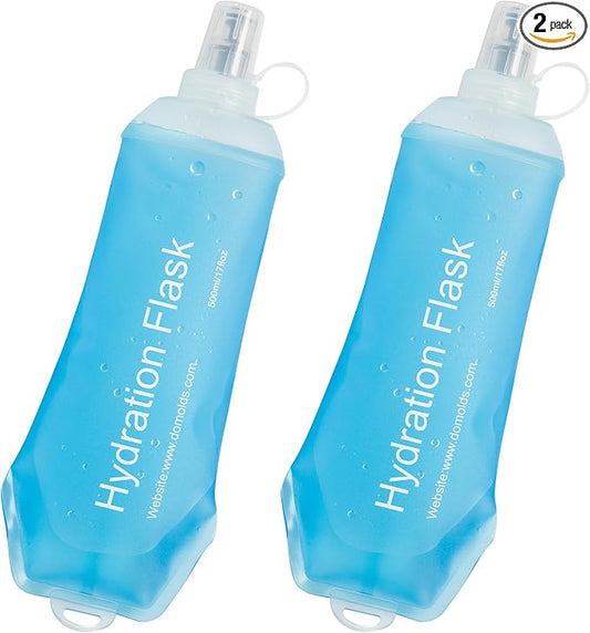 CLINTT 500ml Soft Flask, Foldable Running Water Bottle, TPU Folding Soft Water by CLINTT