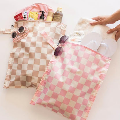 Tiny Twinkle Mess Proof Wet Bags | 2-Pack Reusable Waterproof Wet Bags - Image 2