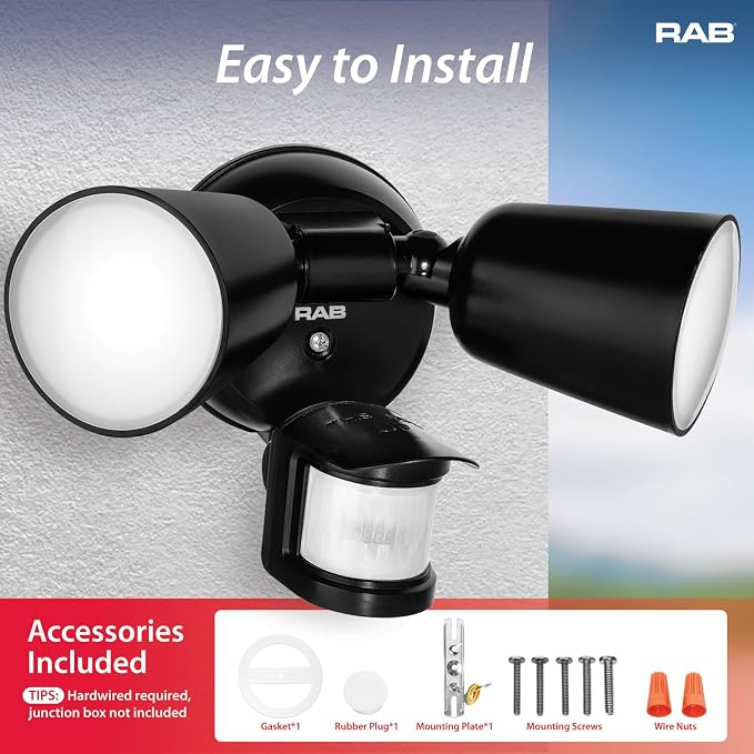 RAB Lighting LU160 Luminator Motion Sensor Outdoor Lights - Image 5