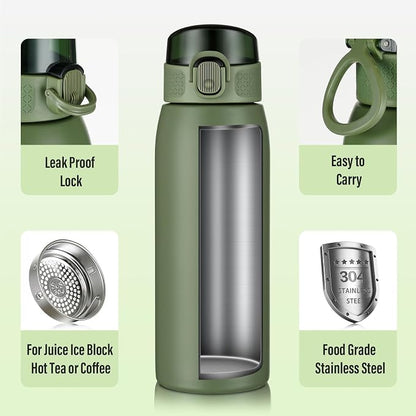 Insulated Water Bottle 18 oz - Image 4