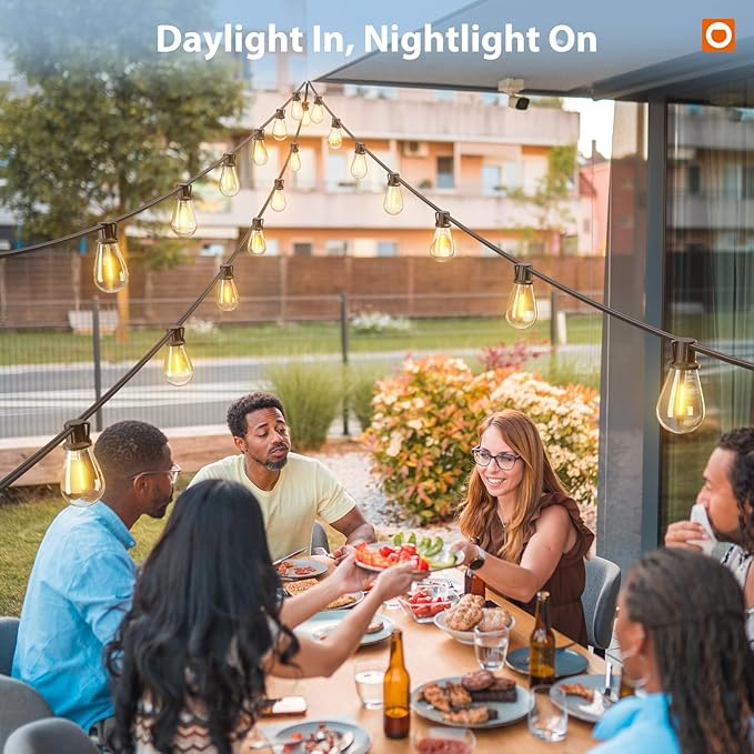 addlon 54FT Solar String Lights Outdoor Waterproof - Image 8