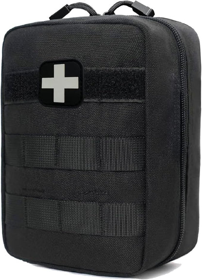 First Aid Kit EMT Medical IFAK Pouch, Molle Tactical Med Emergency Trauma Bag by GHFY