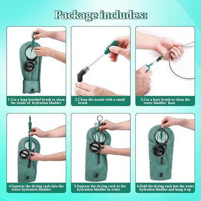 Patelai 2 Set 8 in 1 Hydration Bladder Cleaning Kit Includes 3 Different - Image 7