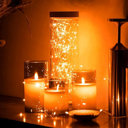 12 Pack Orange Fairy Lights Battery Operated String Lights, 7ft 20 Led - Image 7