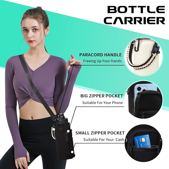 Insulated Water Bottle - 32oz 40oz 64oz Water Bottles - Image 7