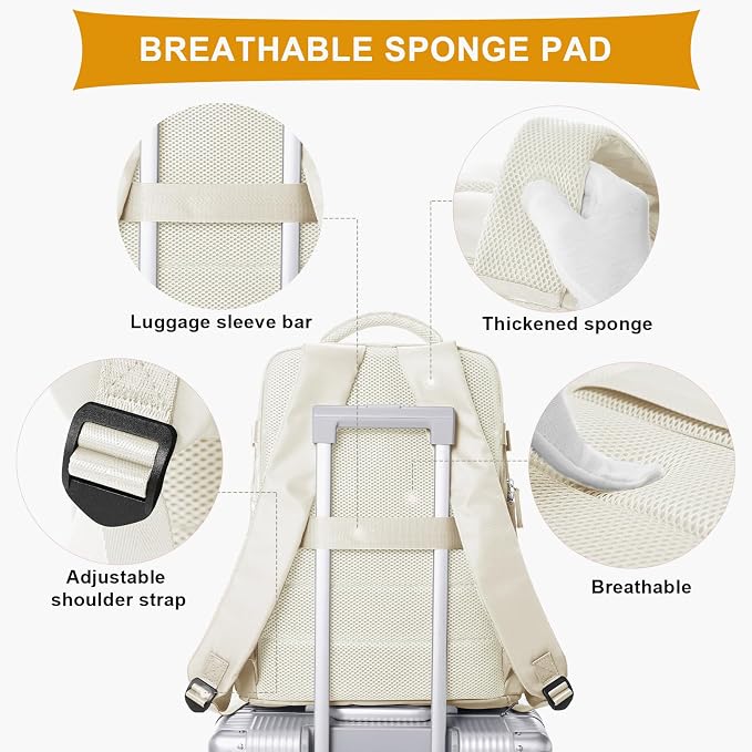 coowoz Travel Backpack For Women Men Airline Approved, Carry On Backpack - Image 5