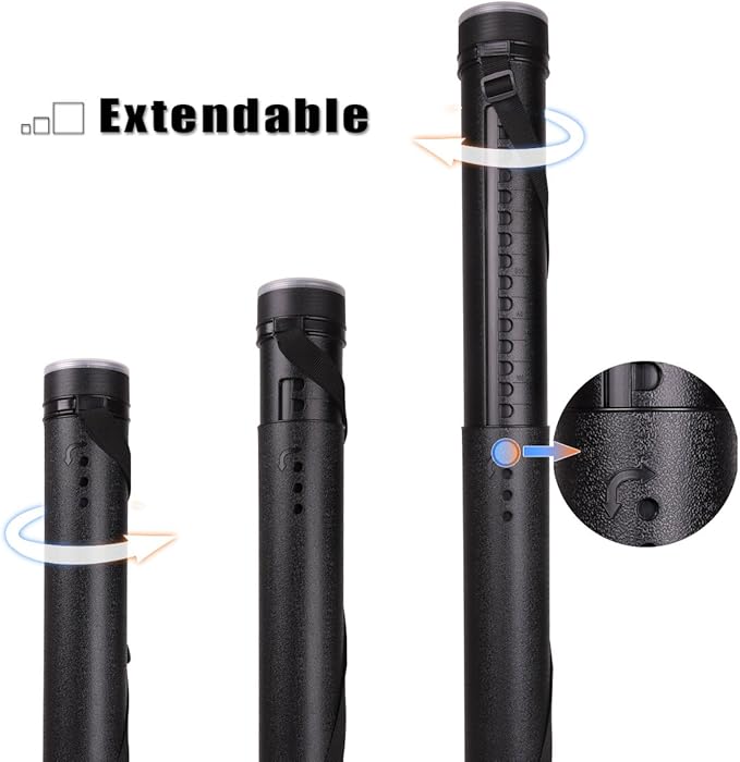 TRANSON 2-pack Durable Poster Storage Tube - Image 3