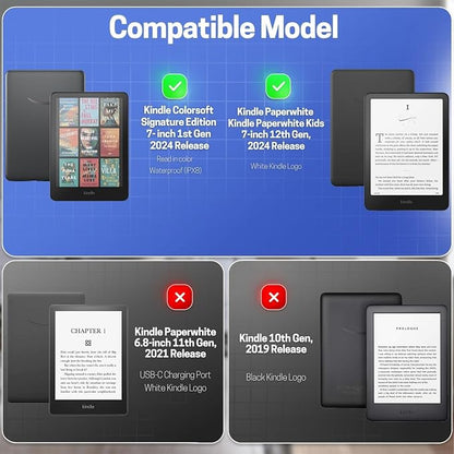 TNP Stand Case for Kindle Paperwhite 12th Generation 2024 / Kindle Colorsoft - Image 2