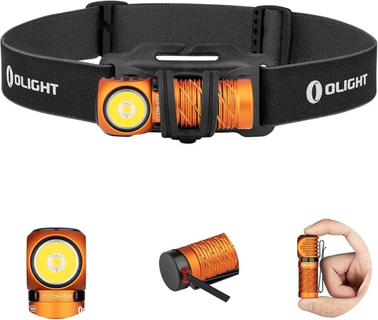OLIGHT Perun 2 Mini Headlamp 1100 Lumens LED Head Flashlight, Rechargeable by OLIGHT