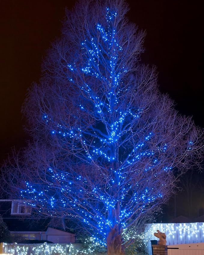 Selarlyt 2 Pack Solar Christmas Lights Outdoor, 72FT 200 LED Solar String Lights - Image 3