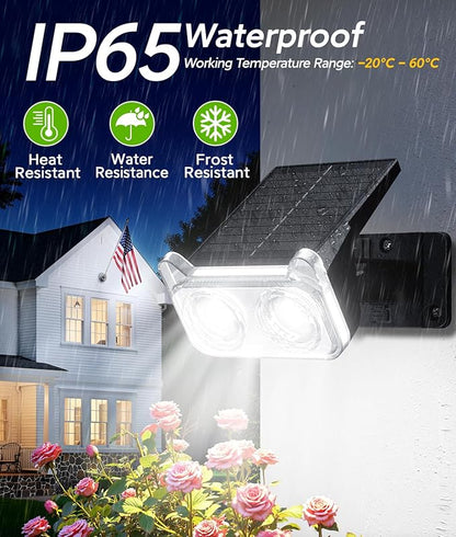 LETMY Solar Lights Outdoor Waterproof IP65, 6 Pack Solar Spot Lights Outdoor - Image 7